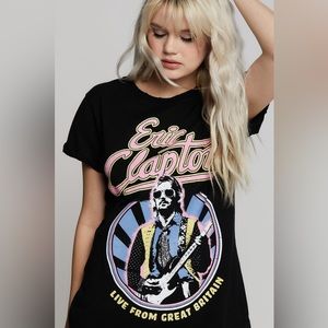 NWOT Recycled karma Eric Clapton band tee